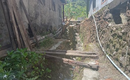 LPK  TINJAU GORONG- GORONG RUSAK DIPEMANGKU 2 SUKAMAJU PEKON KOTA KARANG