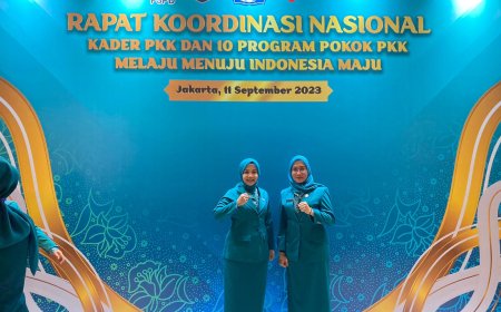 Hadiri Rakornas, Hartini  Azis Komitmen Implementasikan 10 Program PKK Dan Penanganan Stunting