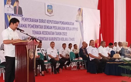 Serahkan SK Pengangkatan P3K Tenaga Kesehatan, Azis Harapkan Agar Mengemban Amanah Dengan Baik