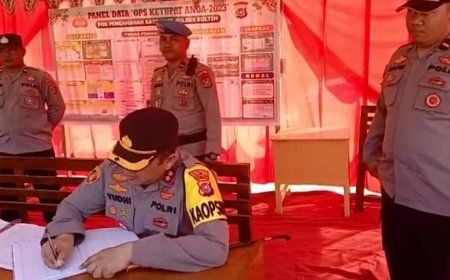 Pastikan Kesiapan Pengamanan, Kapolres Kolaka Timur Tinjau Pospam Arus Mudik Lebaran 2023