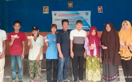 Pemdes Wesinggote Kolaka Timur Tuntaskan Penyaluran BLT-DD Tahap I