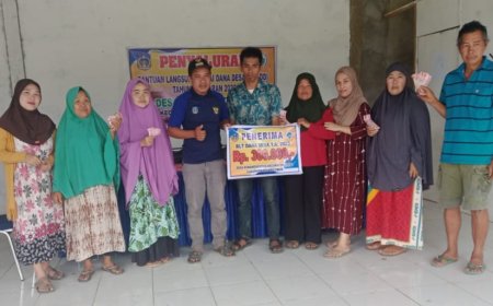 19 KPM Di Desa Konawe Ndepiha Kolaka Timur Terima BLT-DD