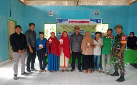 28 KPM Di Desa Lalombai Terima BLT, Hasrun : Pergunakan Bantuan Tersebut Sesuai Peruntukannya