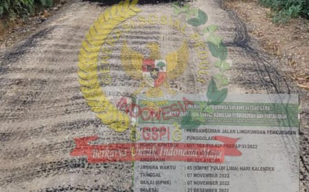 Diduga Tidak Sesuai Juknis, Proyek Pengaspalan Lingkungan Perkuburan Punggolaka Bakal Dilapor Ke APH