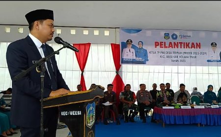 Akhiri Pelantikan Kedes Terpilih Di Ueesi, Azis : BUMDes Pelan-Pelan Akan Kita Benahi Agar Kedepannya Ada Peningkatan