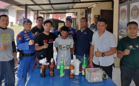 Nelayan Pengebom Ikan Asal Konawe Di Amankan Dit Pol Airud Polda Sultra Di Perairan Wawobungi