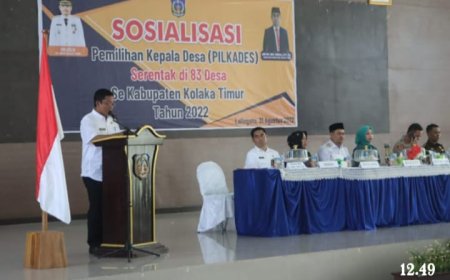 Buka Sosialisasi Pilkades Serentak, Plt Bupati Koltim : Segera Bentuk Panitia Pilkades