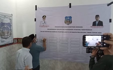 Pemda Kolaka Timur Berkomitmen Lakukan Percepatan Penurunan Stunting Melalui Rembuk Stunting