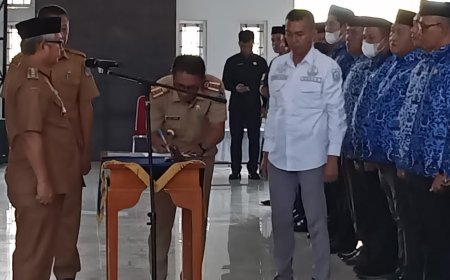 Sulwan : Pelantikan Pejabat Baru Hari ini Dalam Rangka Mengisi Kekosongan Jabatan Dan Rangkap Jabatan