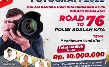 Polres Pemalang Adakan Lomba Fotografi, Ayo Ikuti dan Menangkan Hadiahnya