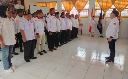 Lantik Dan Kukuhkan DPD LAC Kab. Buton, Harmin Ramba : LAC Ini Bukan Tim Sukses Tapi Organisasi Sosial Kemasyarakatan