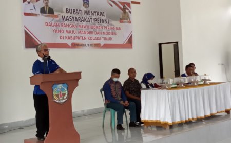 Manfaatkan Hari Libur, Pj Bupati Kolaka Timur Sapa Petani Di Lambandia