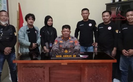 Audiensi Dengan Persatuan Wartawan Anak Kolaka Timur (PWAK), Kapolsek Rate-Rate Sebut Wartawan Adalah Mitra Kerja