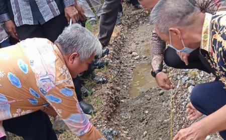 Letakan Batu Pertama Pembangunan Kantor Dan Pasturi Klasis Di Putemata, Berikut Harapan Pj Bupati Kolaka Timur