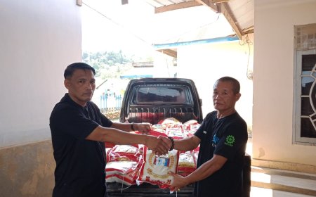 Lagi, Managemen PT. CPI Salurkan Sembako Sebanyak 1 Ton Jelang Lebaran H-1 Di Desa Polua Konawe