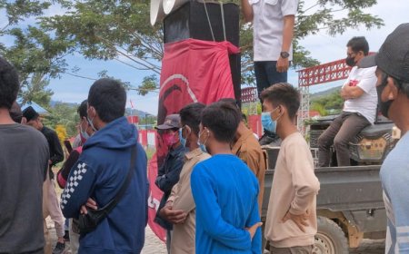 Geruduk Kantor Inspektorat Koltim, DPD Projo Sultra Minta APH Tindak Tegas Oknum Auditor Yang Diduga Lakukan Pemerasan Terhadap Kades Atolanu.