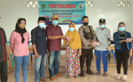 Sejumlah Desa Di Morosi Salurkan BLT-DD Tahap I