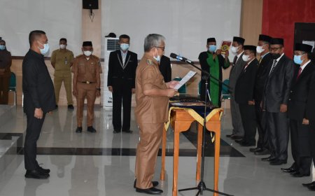 PJ Bupati Kolaka Timur Lantik 12 Pejabat Eselon II, Berikut Daftar Nama Dan Jabatannya