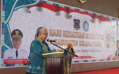 H. Sulwan Aboenawas Apresiasi Peringatan Hari Kesatuan Gerak PKK Yang Ke 50 Tahun Di Kolaka Timur