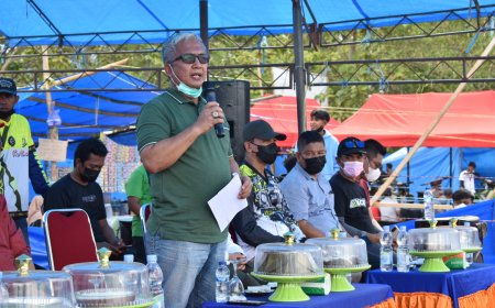 PJ Bupati Kolaka Timur  Apresiasi Penyelenggaraan Turnamen Motorcross dan Grasstrack di Lambandia