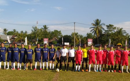 Gelar Laga Eksebisi, Pemda Kolaka Timur VS Pemda Konawe Selatan Berakhir Imbang Dengan Skor 3 : 3