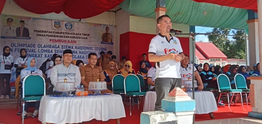 Sekda Kolaka Timur Buka O2SN Dan FLS2N Tingkat Kabupaten Di Rate-Rate