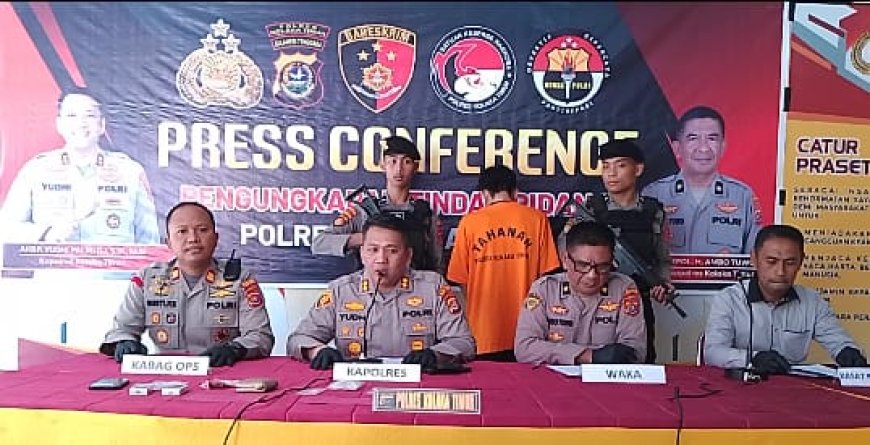 Diduga Edarkan Shabu, Pria Asal Lambandia Dirungkus Polisi