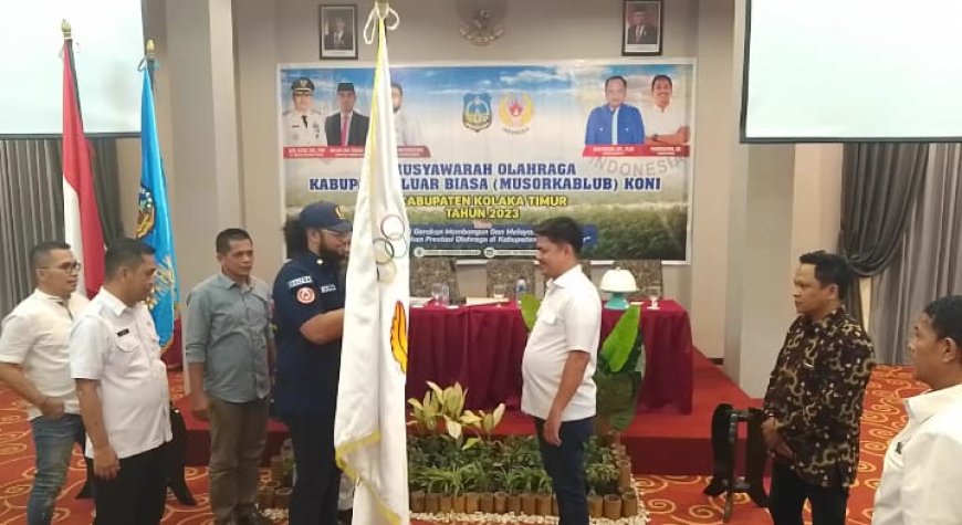 Sah, Abdul Azis Nahkodai KONI Kolaka Timur