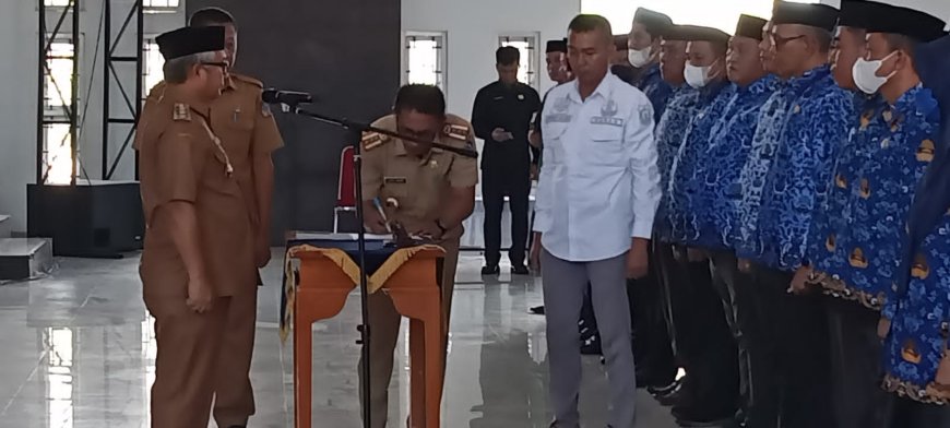 Sulwan : Pelantikan Pejabat Baru Hari ini Dalam Rangka Mengisi Kekosongan Jabatan Dan Rangkap Jabatan