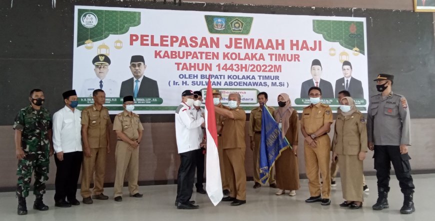 Pj Bupati Kolaka Timur Lepas 60 Jamaah Haji Tahun 2022, Umur 65 Tahun Yang Tertua Dan Umur 23 Tahun Termuda