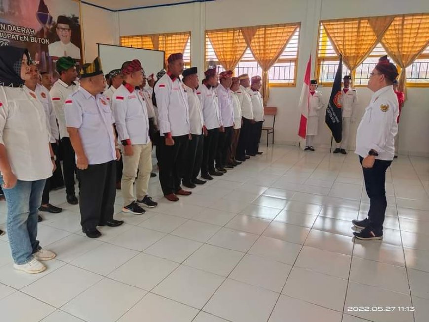 Lantik Dan Kukuhkan DPD LAC Kab. Buton, Harmin Ramba : LAC Ini Bukan Tim Sukses Tapi Organisasi Sosial Kemasyarakatan