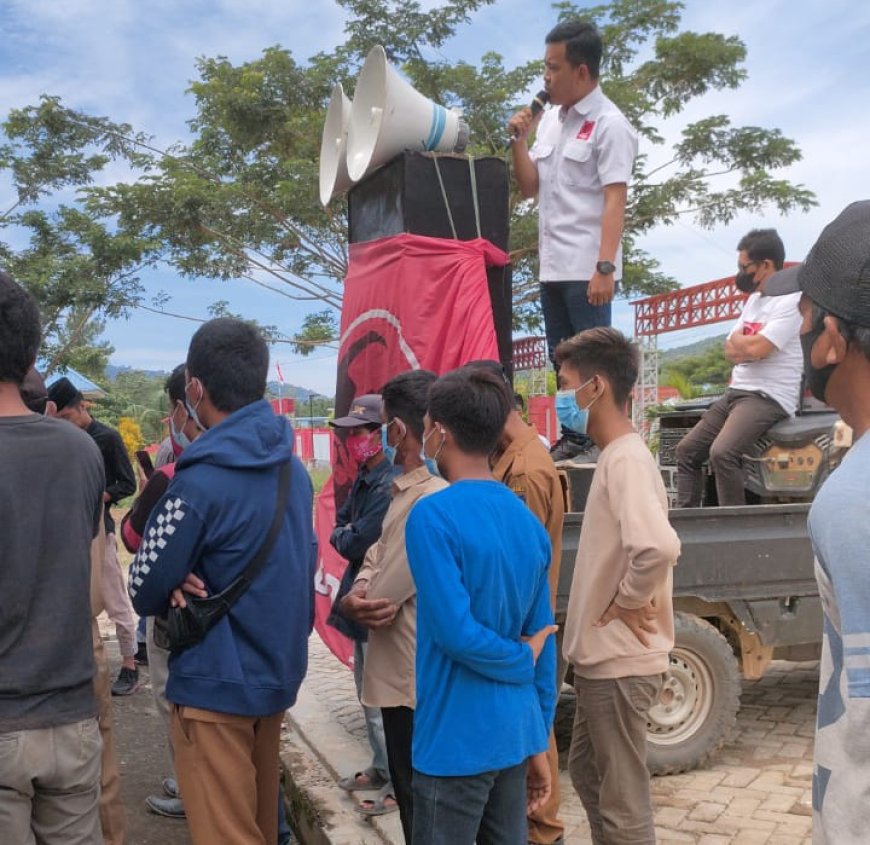 Geruduk Kantor Inspektorat Koltim, DPD Projo Sultra Minta APH Tindak Tegas Oknum Auditor Yang Diduga Lakukan Pemerasan Terhadap Kades Atolanu.