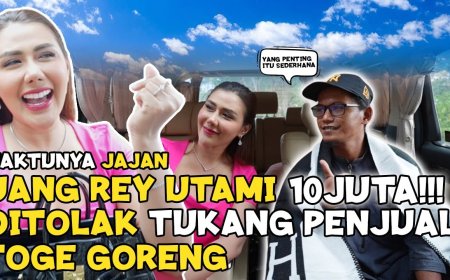Eksplorasi Kuliner dan Keberkahan dalam Pertemuan Unik Antara Rey Utami dan Penjual Toge Goreng, Mang Idam