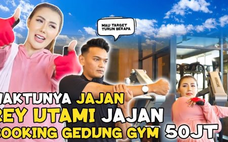 Viral! Rey Utami Booking Gedung Gym 50 Juta