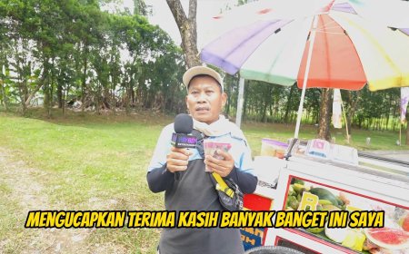 VIRAL! Rey Utami Beri 10 Juta ke Mamang Pudin, Tukang Rujak yang Penuh Perjuangan!