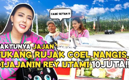 Mamang Pudin, Tukang Rujak yang Penuh Perjuangan, Dijajanin Rey Utami Sebesar 10 Juta Rupiah!