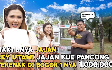 Kuliner Pilihan Rey Utami: Kelezatan Kue Pancong yang Menggetarkan Lidah.