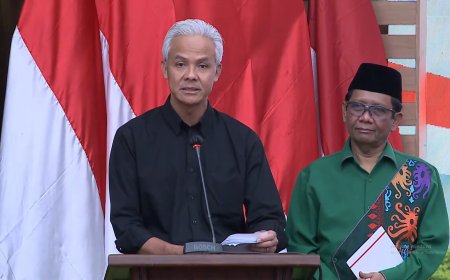 PDI Perjuangan Umumkan Calon  Wakil Presiden Ganjar Pranowo 2024