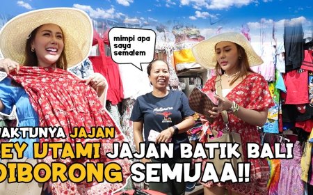 Rey Utami dan Pasar Tradisional: Memahami Keindahan Budaya Melalui Pakaian Lokal.