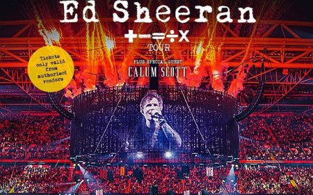 Sambut Keajaiban Musik: Ed Sheeran Mathematics Tour Tiket Konser Kini Tersedia!
