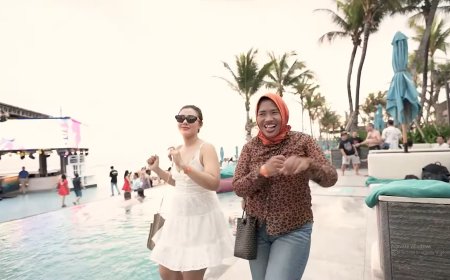 KAYA RAYA! Rey Utami dan Pablo Benua Sajikan Kejutan Manis untuk Mpok Citra di Atlas Beach Club Bali