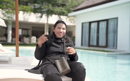 Rey Utami dan Pablo Benua Bahagiakan Mpok Citra dengan Kunjungan Ke Atlas Beach Club Bali