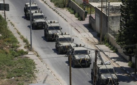 Israel Terus Gempur Palestina, 50 Mobil Militer Serbu RS di Tepi Barat Dini Hari