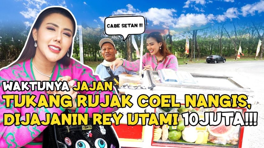 Mamang Pudin, Tukang Rujak yang Penuh Perjuangan, Dijajanin Rey Utami Sebesar 10 Juta Rupiah!