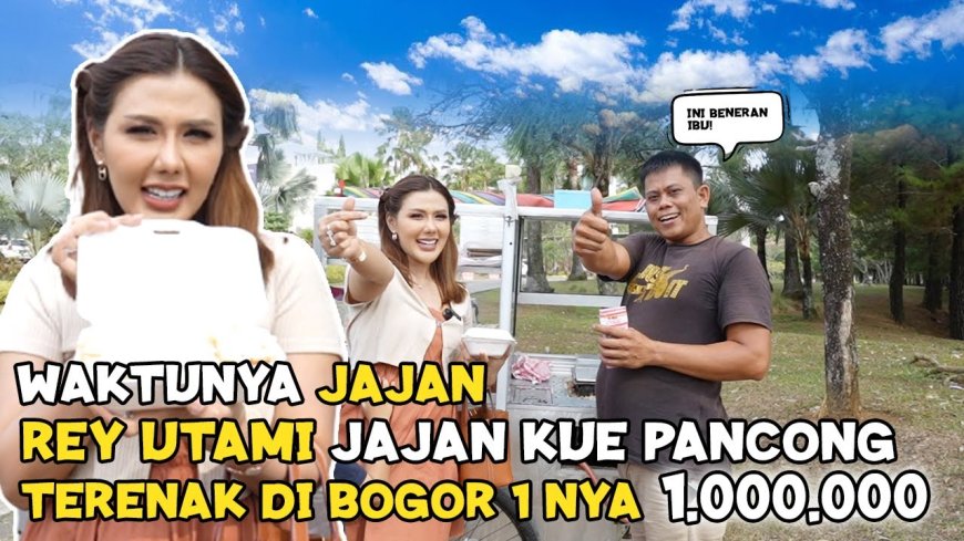 Kuliner Pilihan Rey Utami: Kelezatan Kue Pancong yang Menggetarkan Lidah.