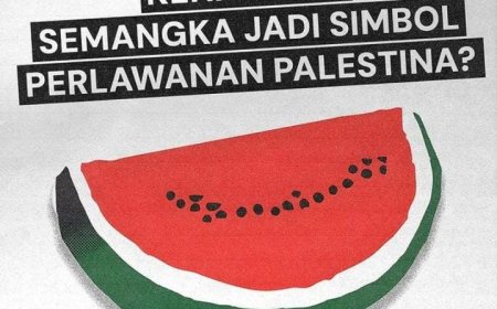 Simbol Semangka Palestina: Sebuah Cerita Perlawanan yang Tetap Segar