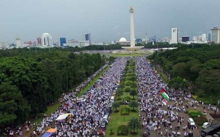 Aksi Damai Bela Palestina di Monas: Kesadaran Lingkungan dan Solidaritas Rakyat Indonesia