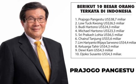 Prajogo Pangestu Geser Low Tuck Kwong dan Hartono, Raih Gelar Orang Terkaya Indonesia