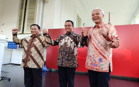 KPU Tetapkan Anies-Muhaimin, Prabowo-Gibran, dan Ganjar-Mahfud Sebagai Calon Presiden dan Wakil Presiden di Pilpres 2024