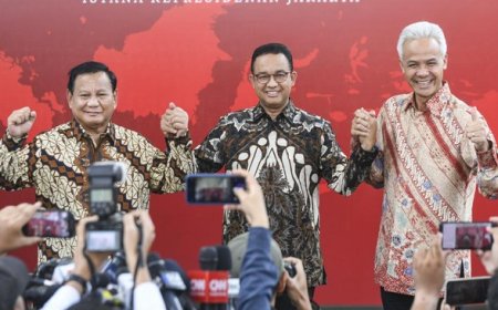 KPU Resmi Tetapkan Prabowo, Ganjar, Anies sebagai Capres 2024: Kontroversi Gibran dan Tuntutan Massa